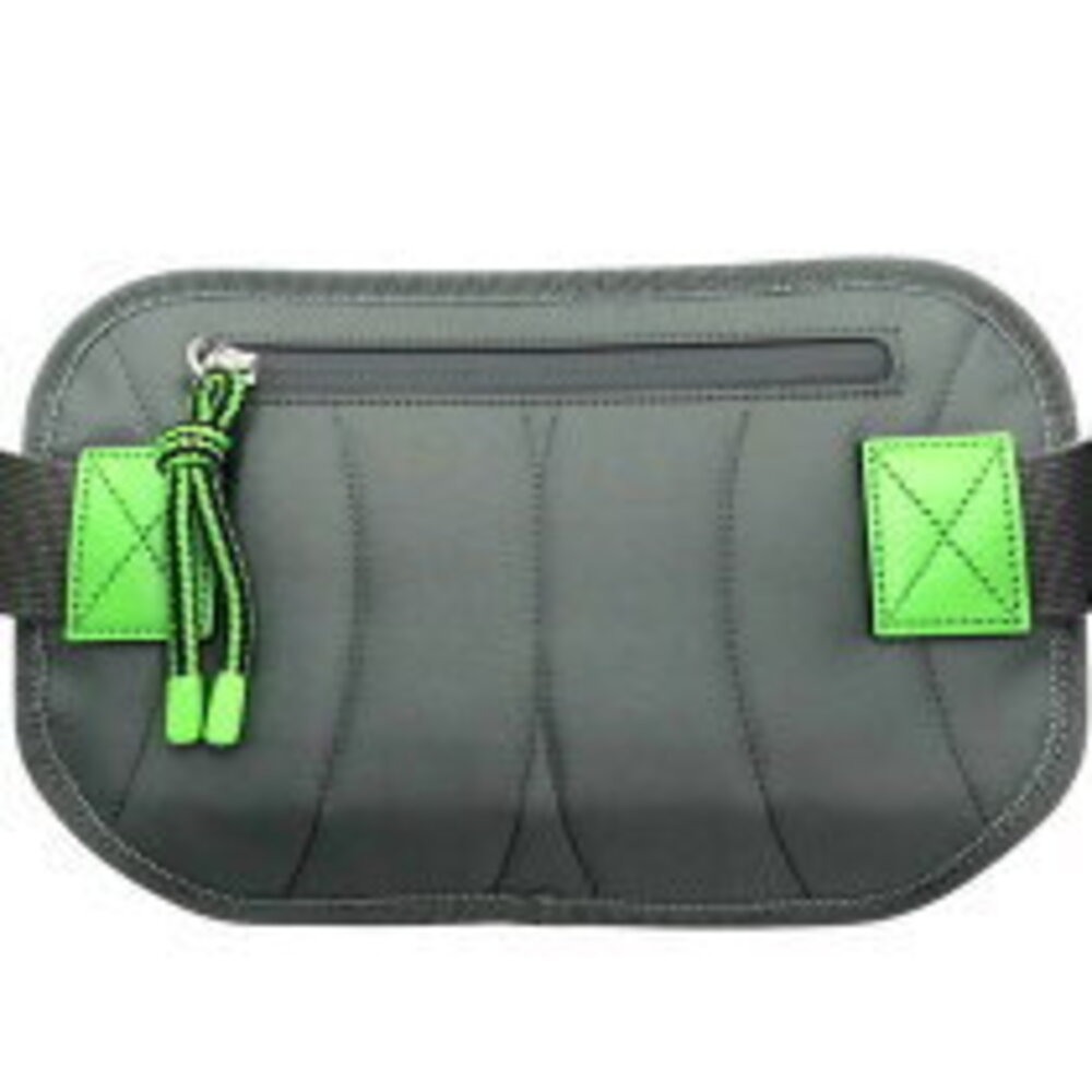 Gucci GG Belt Bag Gray Red Canvas Waist - Picture 2 of 10